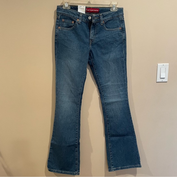 NEW Levis Superlow Stretch Bootcut 518 Jeans Size 1 Jr - Picture 4 of 10